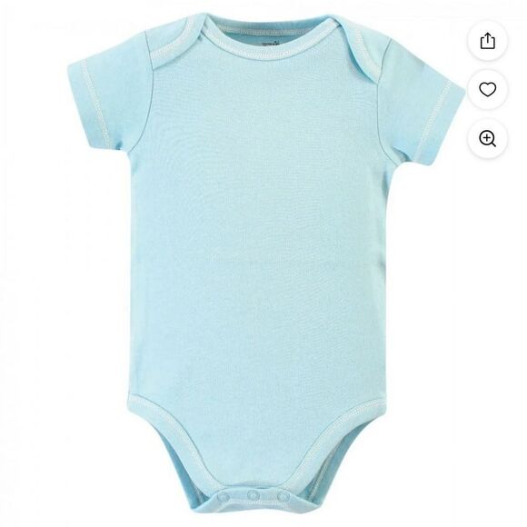 Touched By Nature Organic Cotton 5 Pc Bodysuits Rosebud 9-12 MO NWT - Picture 2 of 16